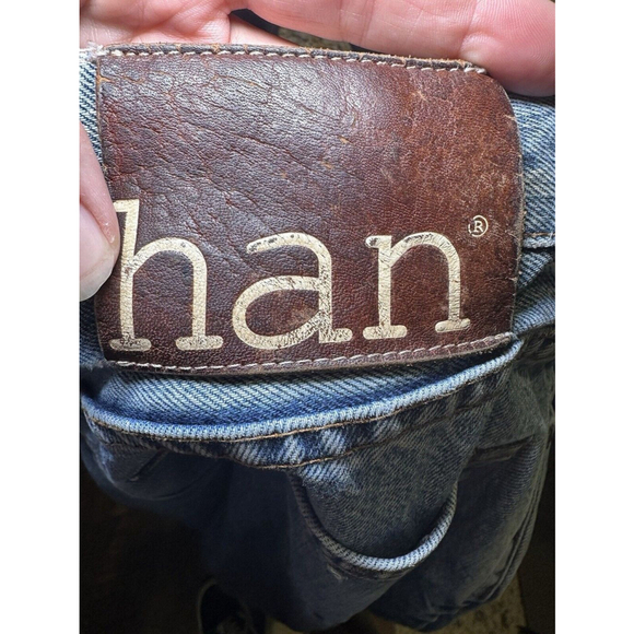 Han Kjobenhavn Blue Selvedge Selvage Denim Jeans Medium Wash 34x33 Tapered Leg - Picture 6 of 8